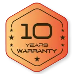 10 years warranty